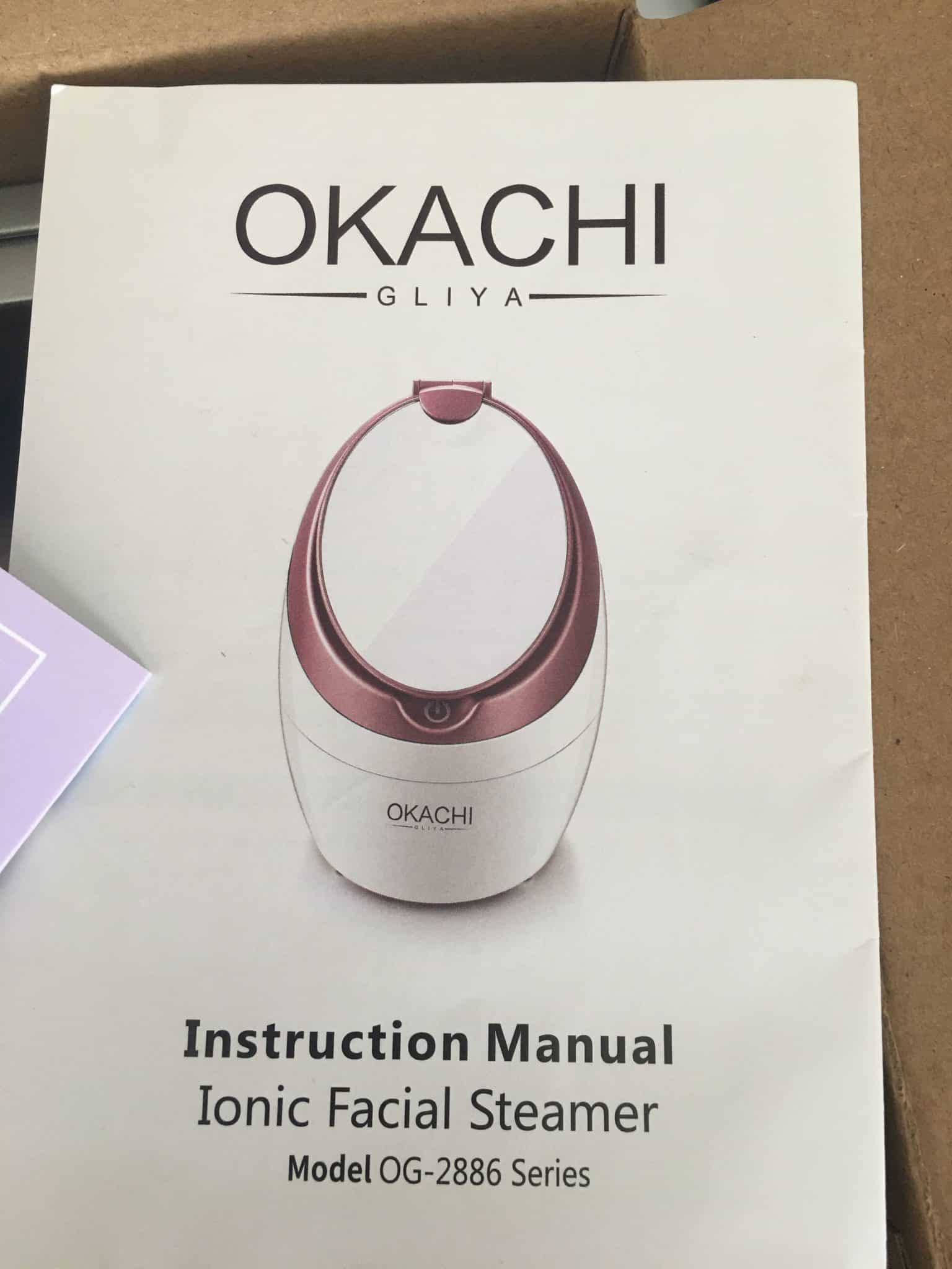 Okachi Gliya Facial Steamer Review Treat Yourself to a Face Sauna