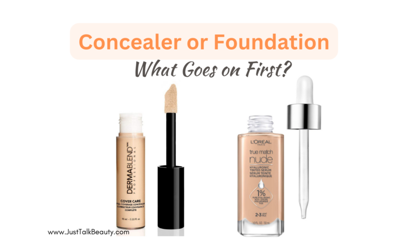 foundation or concealer first